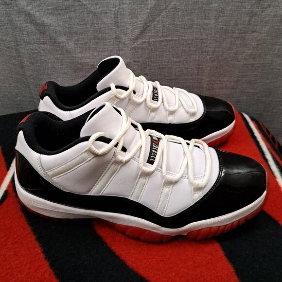 Size 14 Nike Jordan 11 Retro Low Concord-Bred XI AV2187-160 Men - Picture 3 of 16